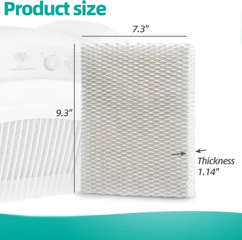 Miniatura 6 de MD1-0034 - Filtros de mecha de repuesto para humidificador Vornado Evap2, Evap40, EV100, EV200, EVDC300, EVDC500, EVDC505 humidificador evaporativo
