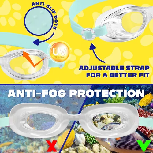 Miniatura 5 de Paw Patrol Kids Swim Goggles and Swim Cap Set Anti-Fog UV Protection Azul