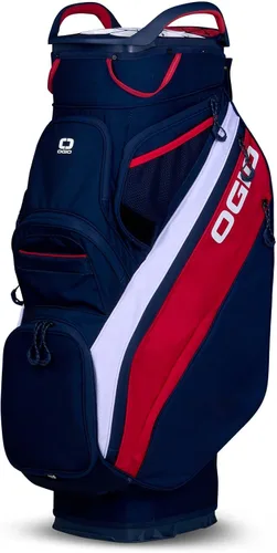 OGIO Golf Silencer Cart Bag Rojo/Blanco/Azul