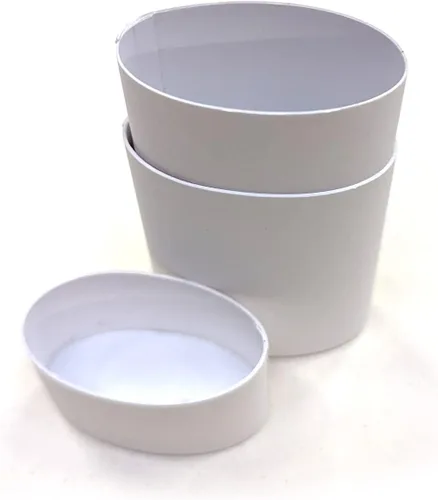 Miniatura 6 de Recipientes de desodorante de cartón vacíos de 2.65 oz (2.5 onzas) - Forma ovalada - Estilo push-up (paquete de 6, negro)