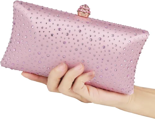 Miniatura 8 de Evevictor Women Handbags Rhinestone Party Prom Wedding Bride Evening Bags Crystal Party Clutch Purse