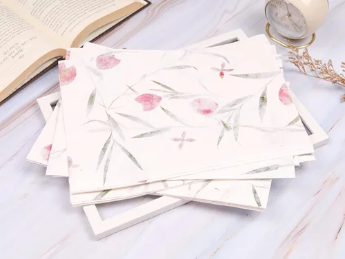 Miniatura 3 de Hojas de papel de morera gruesas A4 hechas a mano, pintura, escritura, papel decorativo, papel para hacer tarjetas, manualidades, 20 piezas
