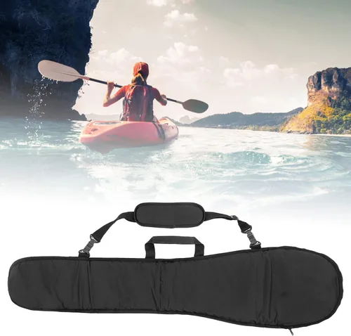 Miniatura 3 de Tefola Bolsa de remo para kayak, canoa Kayak Split Paddle Bolsa de transporte Bolsa de almacenamiento para remo (negro)