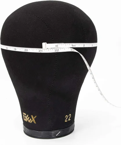 Miniatura 2 de GEXWORLDWIDE GEX - Cabeza de maniquí de lona de 20 a 24 pulgadas para peluca, secado y peinado, con soporte de abrazadera para mesa C