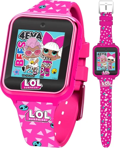 Miniatura 12 de Accutime L.O.L. Surprise! Reloj inteligente interactivo con pantalla táctil para niños, Azul claro, 40 mm, Moderno