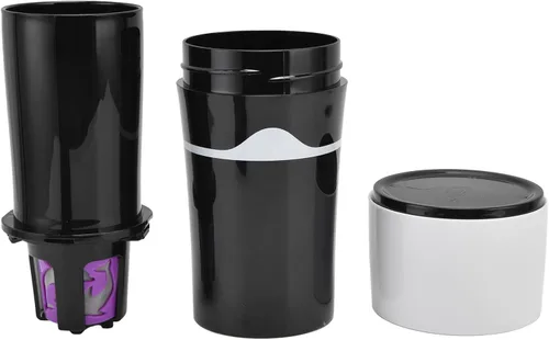 Miniatura 6 de Zerodis Cafetera portátil de goteo, 15.2 fl oz, máquina de café de goteo para viajes, oficina, camping, cafeteras calientes y frías para cápsulas