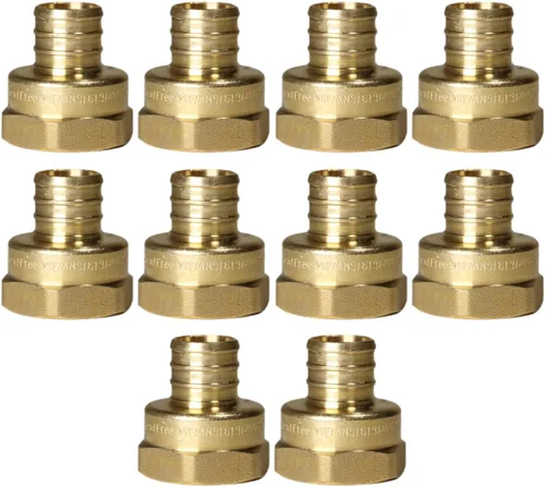 Miniatura 26 de XFITTING 1 pulgada Pex x 1 pulgada Adaptador Femenino NPT, 23-4-3=2X, 2 Piezas