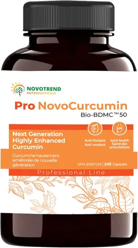 Pro NovoCurcumin-BioBDMC50-Next Generation Curcumina altamente mejorada - 240 cápsulas