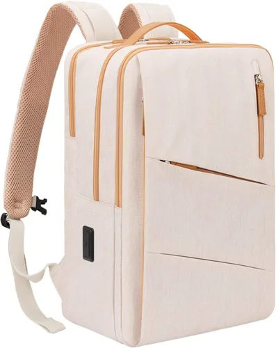 Miniatura 7 de Hp hope Mochila para laptop para mujer, mochila de trabajo de 15.6 pulgadas con puerto USB, mochila resistente al agua para viajes, universidad