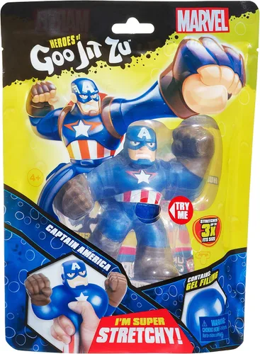 Miniatura 5 de Heroes of Goo Jit Zu Paquete de héroe Marvel con licencia - Iron Man, multicolor (41056)