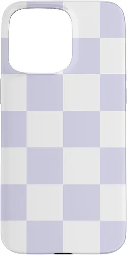 Miniatura 31 de Cute Pastel Lavender Off White Checker Pattern Design Case for iPhone 17
