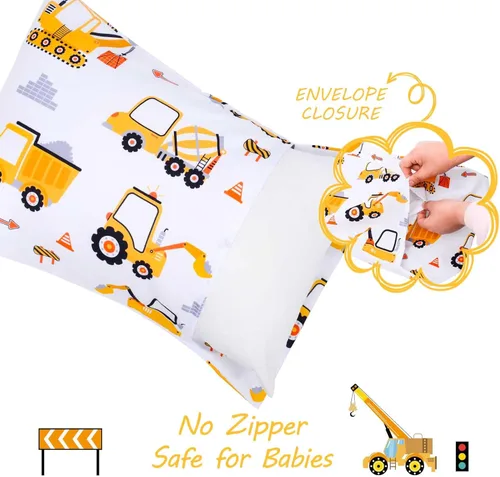 Miniatura 94 de UOMNY - Juego de 2 fundas de almohada para niños, 100 % algodón, funda de almohada, para almohadas de 5.1 x 7.1 pulgadas Búho