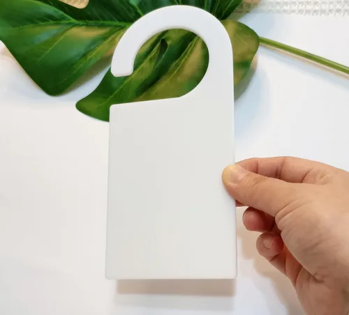 Miniatura 7 de 5 perchas acrílicas en blanco, colgador personalizado para niños, divisor de ropa acrílico liso para bricolaje, organizador de armario para niños