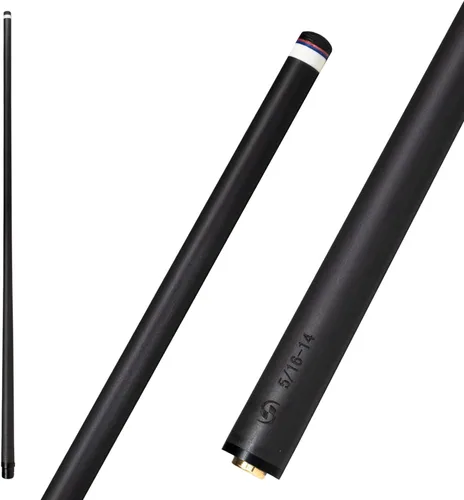 Eje de palo de taco de piscina de fibra de carbono 0.413 in/0.465 in/0.492 in, eje de palo de piscina de baja desviación, eje profesional de taco,