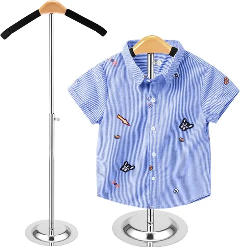 Miniatura 8 de Soporte de hombro flexible ajustable para camisetas, soporte para camisas, estante portátil de exhibición de ropa, soporte de exhibición de Estilo 2
