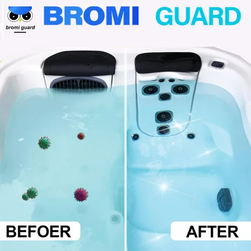 Miniatura 2 de 【 5.5 libras】 Tabletas de bromo de 1 pulgada para bañera de hidromasaje de spa, tabletas de bromo con productos químicos