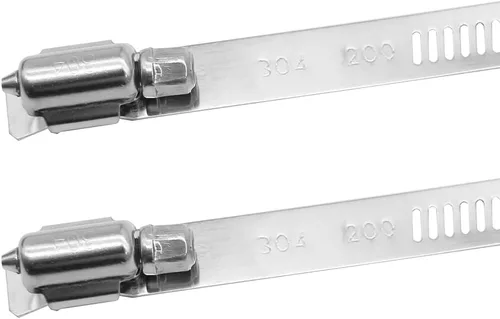 Miniatura 7 de 2 soportes de poste de letrero de 10 x 2 pulgadas con abrazadera ajustable para postes de 2 a 8 pulgadas de diámetro, soportes de montaje