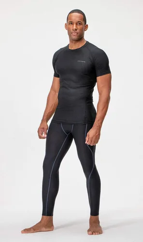 Miniatura 6 de Devops - Camisetas de compresión para hombre (2 3 unidades), manga corta, camiseta base para entrenamiento