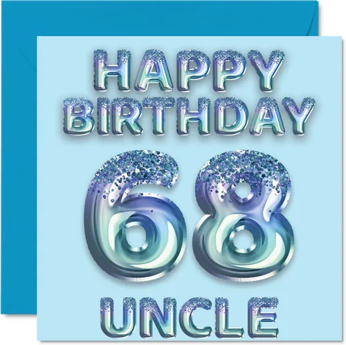 Miniatura 23 de Stuff4 Tarjeta de primer cumpleaños para niños, globo de fiesta con purpurina azul, tarjetas de feliz cumpleaños para niño de 1 año, nieto, hijo, 57