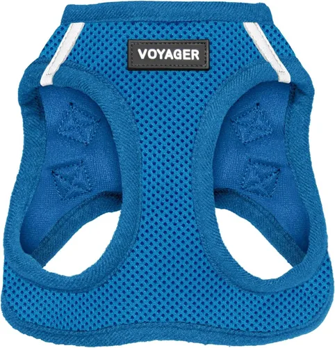 Best Pet Supplies - Arnés de malla para todo tipo de clima, reflectante, antitirones, para perros y gatos pequeños y medianos, con cierre de velcro,