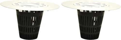 Miniatura 13 de Danco (10739P) Cestas de repuesto para trampa de ducha independiente, prevención de obstrucciones de drenaje de cabello, paquete de 6, color negro