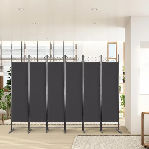 Miniatura 7 de Divisor de habitación, 6 pies de alto, plegable, de privacidad, separador de habitación portátil para separador de habitaciones, divisores de pared