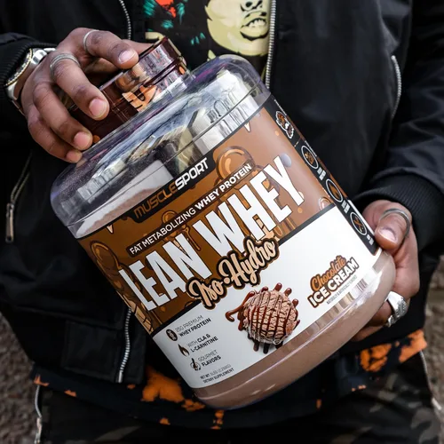 Miniatura 4 de Musclesport Lean Whey Revolution™ Proteína en polvo – Aislado de proteína de suero – Bajo en calorías, bajo en carbohidratos, bajo en grasa, sabores