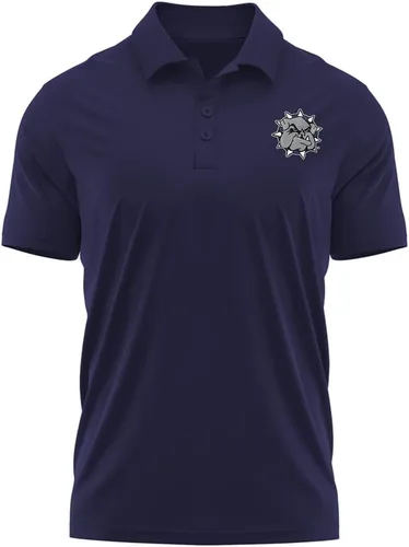 Miniatura 230 de Camisa polo deportiva oficial de la NCAA Collegiate para hombre, colección con logotipo en el pecho izquierdo