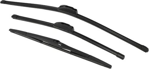 X AUTOHAUX Juego de 3 limpiaparabrisas delantero de 26 pulgadas, 19 pulgadas, 16 pulgadas, para gancho en U con gancho J para Toyota Prius 2010-2015
