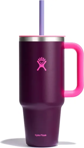 Miniatura 8 de Hydro Flask All Around - Vaso de viaje de 32 onzas, color morado degradado (Bayberry Ombre)