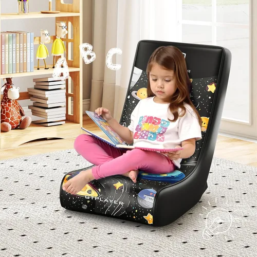 Miniatura 9 de GTPLAYER Silla Mecedora de Piso para Gaming – Silla Mecedora de Piso para Juegos con Limitador de Ángulo, Asiento de Juego Compacto y Ligero