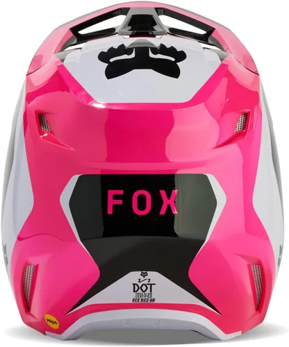 Miniatura 3 de Fox Racing Casco Unisex V1 para Motocross y Bicicleta de Tierra, Negro/Rosa, Extra Grande