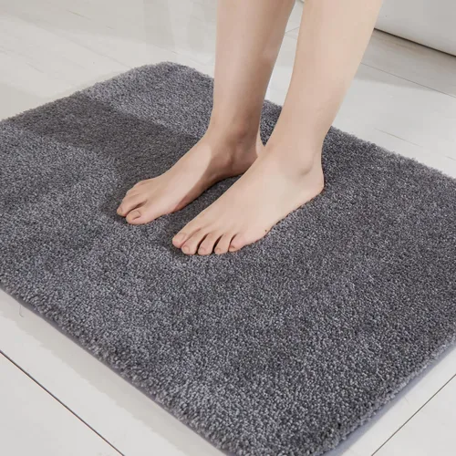 Miniatura 9 de COSY HOMEER Alfombras extra gruesas para el baño, tapetes de baño antideslizantes, tapete de felpa suave, peludo y 100% micro poliéster, tapete