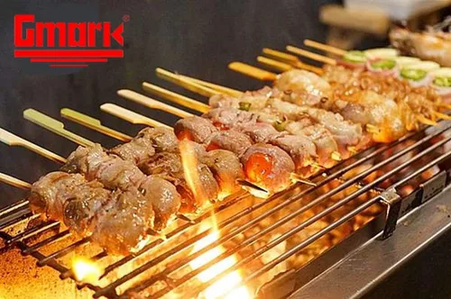 Miniatura 4 de Gmark Pinchos de paleta de bambú de 7" 100 ct, Púas de paleta de bambú natural, púas de barbacoa GM1032A