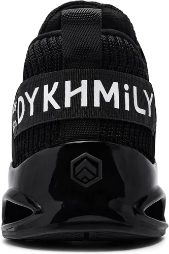 Miniatura 3 de DYKHMATE Zapatos de punta de acero para hombres y mujeres, zapatillas de seguridad ligeras, tenis con punta de acero, zapatos de trabajo