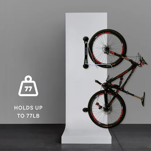 Miniatura 7 de Steadyrack - Soporte de bicicleta para bicicletas de carretera - El soporte de bicicleta vertical original montado en la pared - Se adapta a