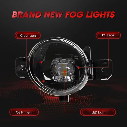 Miniatura 3 de Nueva Versión Luz Antiniebla LED de Reemplazo Para 2004-2018 Nissan Sentra /11-14 Nissan Maxima/Altima Sedan 07 en adelante/14-16 Rogue/08-10