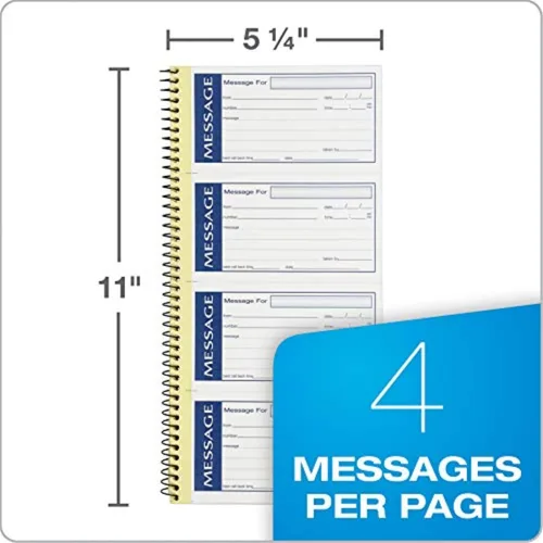 Miniatura 7 de Adams Write `N Stick bloc para mensajes telefónicos, blanco (White/Canary)