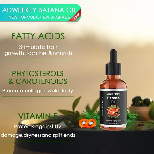 Miniatura 4 de Aceite de batana orgánico para el crecimiento del cabello, 100% puro, promueve el bienestar del cabello para hombres y mujeres, mejora el brillo