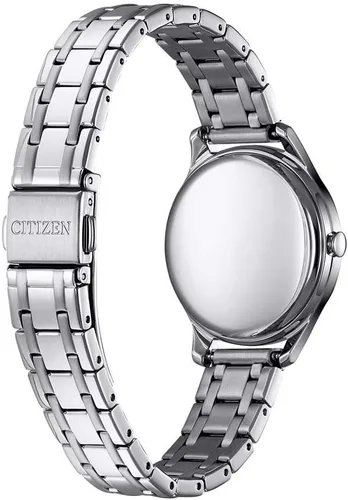 Miniatura 2 de Citizen Eco-Drive Reloj elegante para mujer con esfera azul EM0500-73L, plateado, Moderno