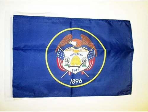 Miniatura 854 de Bandera de México AZ FLAG, 45.7 x 30.5 cm, con cordones - Pequeñas banderas mexicanas de 30 x 45 cm - Bandera de 45.7 x 30.5 cm
