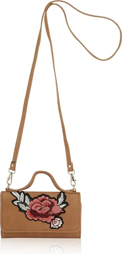 Miniatura 7 de MKF Collection - Bolso bandolera para mujer, con múltiples bolsillos, bolso de mano de piel sintética