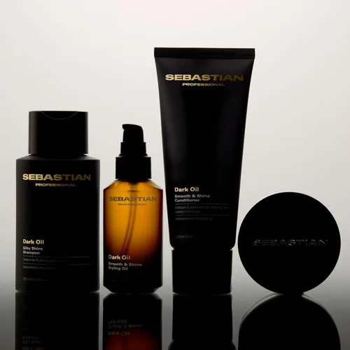 Miniatura 8 de Sebastian Professional Dark Oil Lightweight Hair Styling Oil Travel Kit Infused with Sandalwood, Cedarwood, & Argan Oils