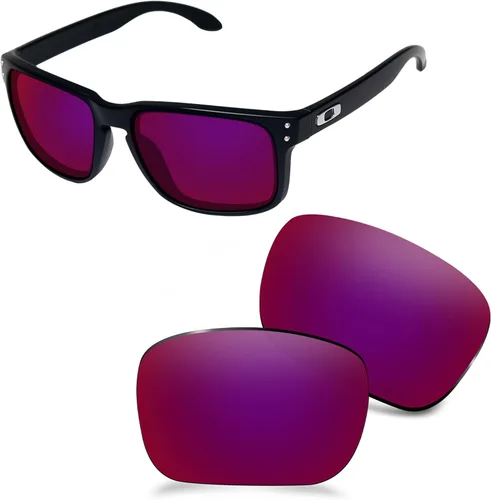 Miniatura 17 de Lentes de repuesto ANSI Z87.1 para gafas de sol Oakley Holbrook XL OO9417 Amarillo de alta definición.