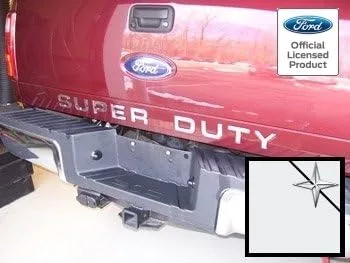 Miniatura 23 de 2008-2016 Insertos de letras para portón trasero (calcomanías delgadas) de reemplazo para Ford F250 F350 F450 Super Duty (2008-2016) Bandera