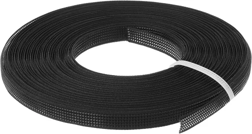Miniatura 11 de uxcell Deshuesado para coser, 1 pieza de 5 yardas y 0.236 in – corsé de poliéster de alta densidad para vestido de novia, vestido de novia (negro)