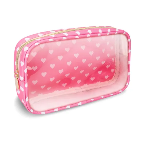 Miniatura 19 de Estuche pequeño para lápices y maquillaje para bolso, lindo estuche de lápices, bolsa de pinceles de maquillaje de nylon con cremallera, estuche