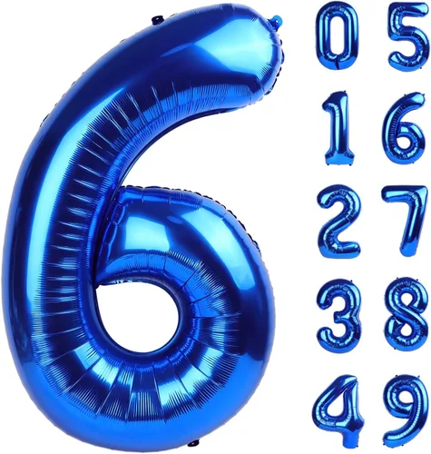 Miniatura 140 de Globo de cumpleaños número 4 dorado de 40 pulgadas, globos gigantes del número cuatro 14 24 34 40 44 2024, globos grandes de lámina de mylar para Oro