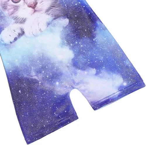 Miniatura 4 de BAOHULU Leotardos de gimnasia para niñas y niños, mallas con pantalones cortos y pantalones cortos para bailar