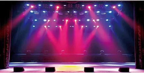 Miniatura 7 de Leyiyi Fondo de telón de fondo de 9 x 6 pies para escenario de concierto en vivo, fondo escénico de noche sombría, superestrella, drama, espectáculo
